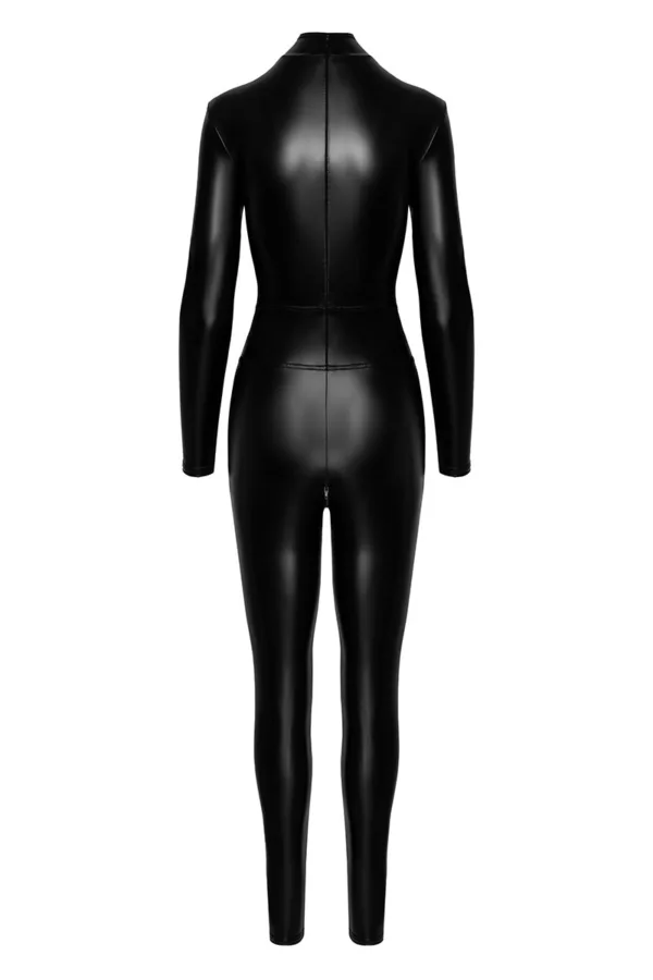 Combinaison intégrale Caged avec anneaux F319 wetlook - 94edenstreet.com - sexshop en ligne