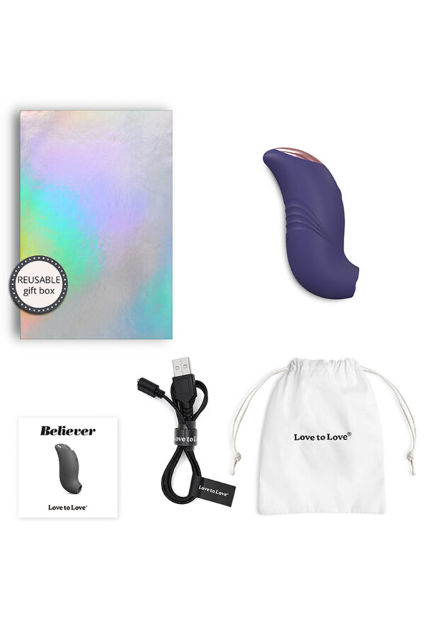 Stimulateur clitoridien Believer violet - Love to Love – Image 4