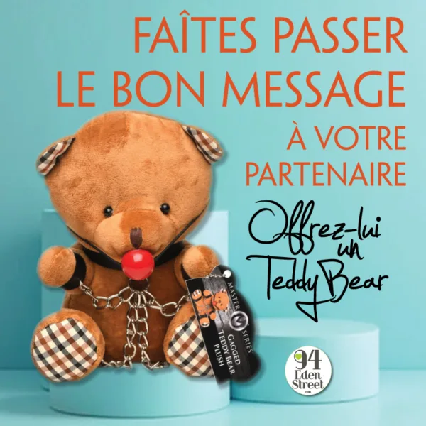 Ours en peluche bâillonné