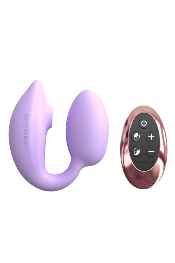 Double stimulateur Wonderlover mauve – Love to Love - 94edenstreet.com - sexshop en ligne