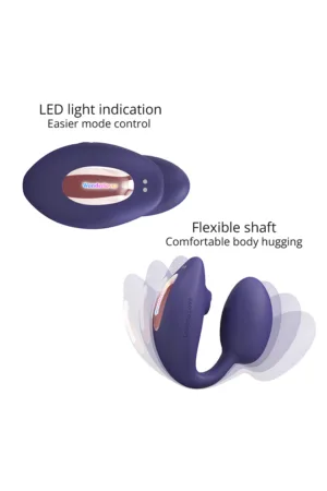 Double stimulateur Wonderlover violet – Love to Love - 94edenstreet.com - sexshop en ligne