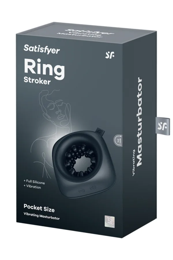 Masturbateur vibrant Ring Stroker – Satisfyer - 94edenstreet.com - sexshop en ligne