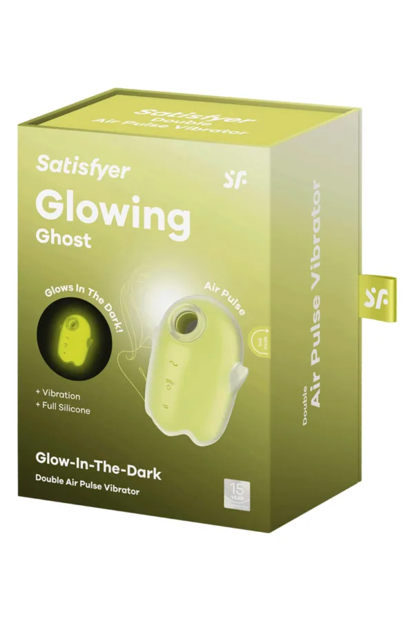 Stimulateur sans contact et vibrant Glowing Ghost yellow – Satisfyer - 94edenstreet.com - sexshop en ligne