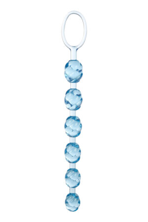 Perles anales CalExotics Swirl bleu - 94edenstreet.com - sexshop en ligne