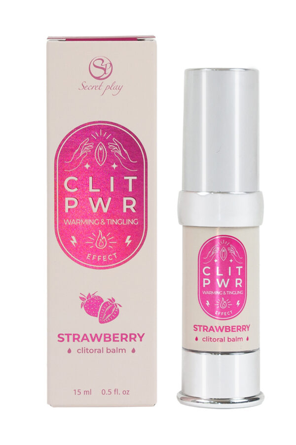 Baume pour clitoris Clit Pwr Fraise - 94edenstreet.com - sexshop en ligne