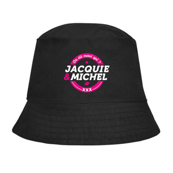 Bob Jacquie et Michel noir – logo rond