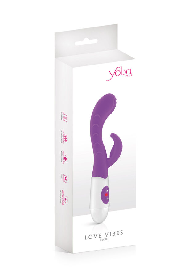 Vibromasseur Rabbit Leola violet - Yoba – Image 2