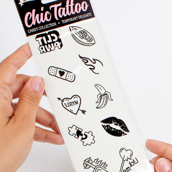 10 tatouages temporaires Candy Collection – Secret Play