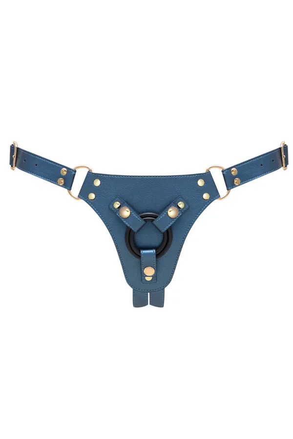 Harnais Generous bleu – Strap On Me - 94edenstreet.com - sexshop en ligne