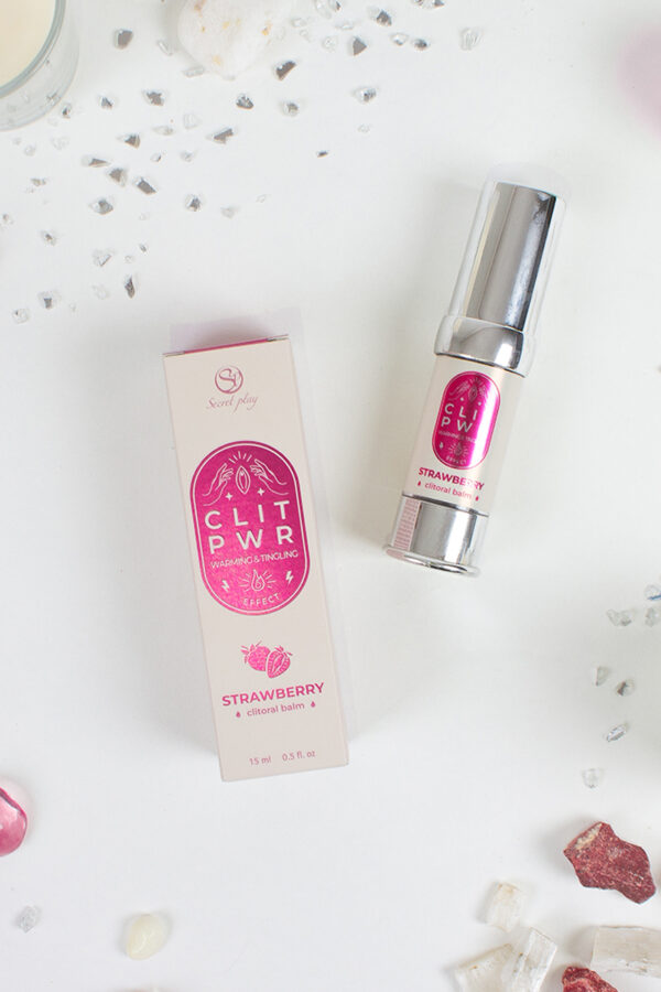 Baume pour clitoris Clit Pwr Fraise - 94edenstreet.com - sexshop en ligne
