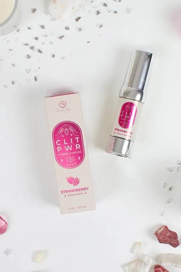 Baume pour clitoris Clit Pwr Fraise - 94edenstreet.com - sexshop en ligne