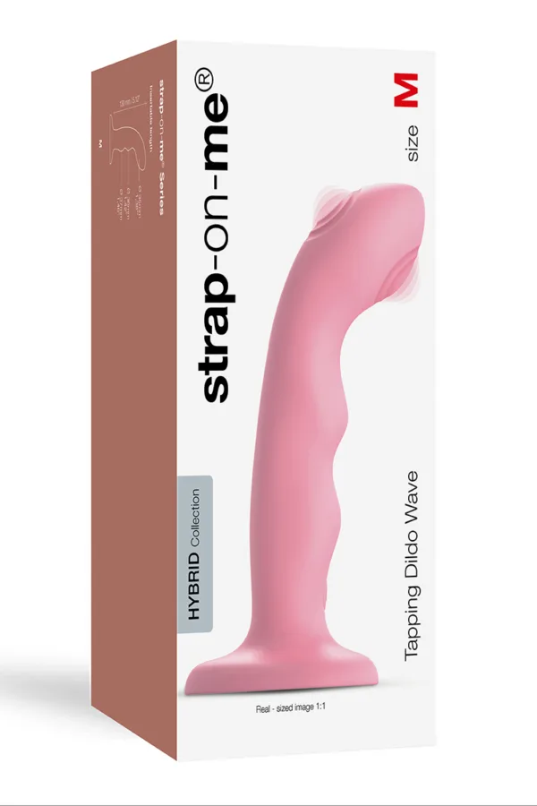Vibro Tapping dildo wave rose – Strap on Me - 94edenstreet.com - sexshop en ligne