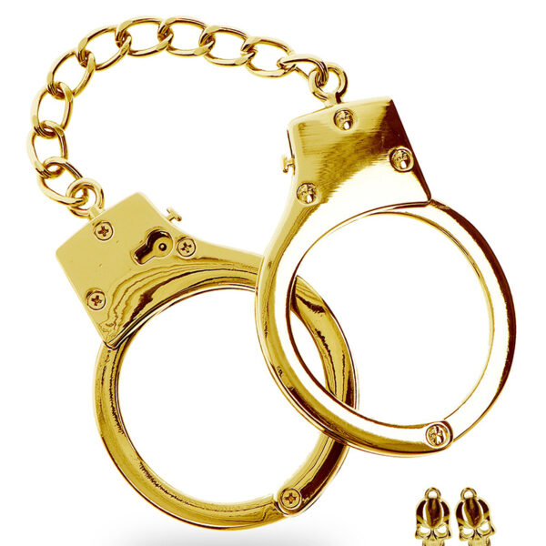 Menottes BDSM plaquées or – Taboom