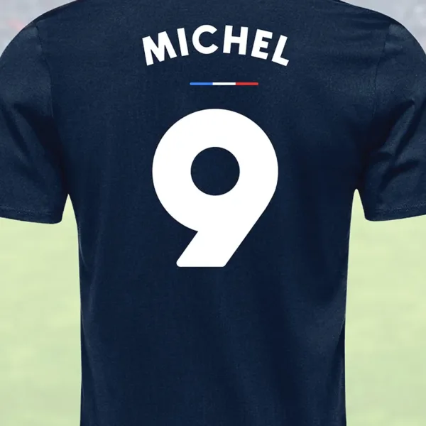 Tee shirt joueur 9 Jacquie & Michel