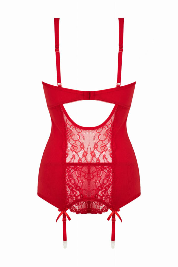 Ensemble 2 pièces Marzia Rouge – Christine - 94edenstreet.com - sexshop en ligne