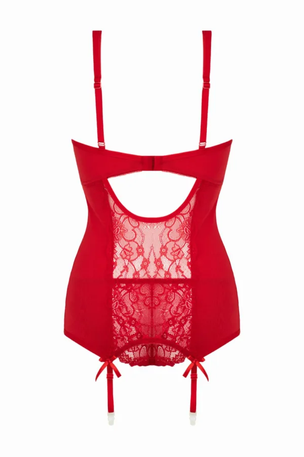 Ensemble 2 pièces Marzia Rouge – Christine - 94edenstreet.com - sexshop en ligne