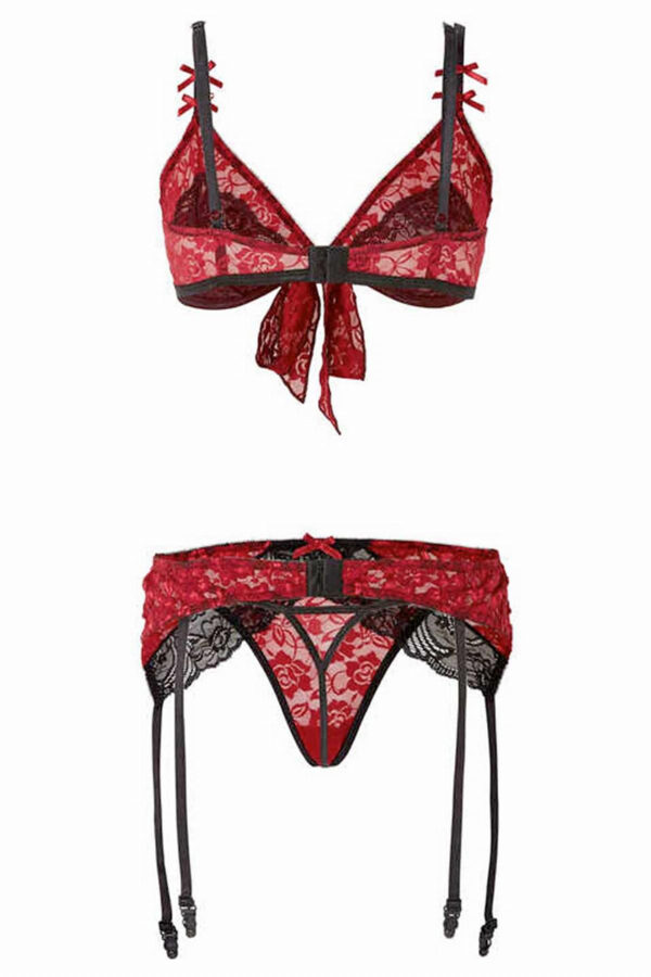 Ensemble lingerie 3 pièces Bobbi – Christine - 94edenstreet.com - sexshop en ligne