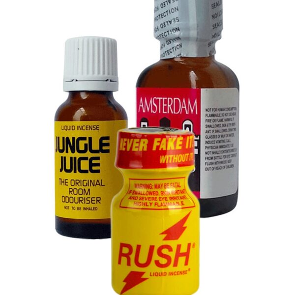 Pack découverte 3 poppers