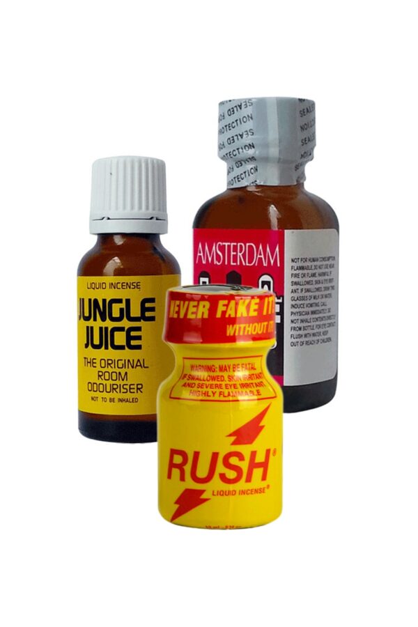 Pack découverte 3 poppers - 94edenstreet.com - sexshop en ligne