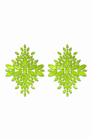 Cache-tétons fashion vert phosphorescent – Glow - 94edenstreet.com - sexshop en ligne