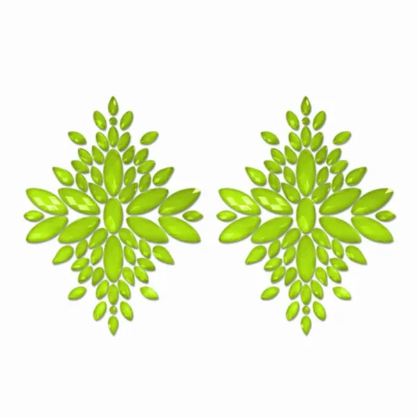 Cache-tétons fashion vert phosphorescent – Glow