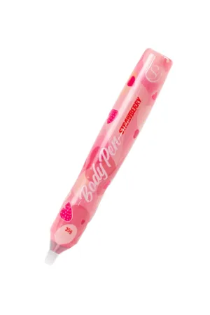 Stylo comestible Fraise - 94edenstreet.com - sexshop en ligne