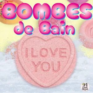 Bombe de bain I Love You