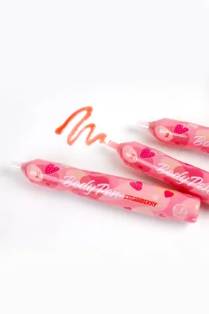 Stylo comestible Fraise - 94edenstreet.com - sexshop en ligne