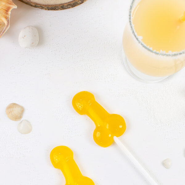 Sucette pénis pina colada avec alcool