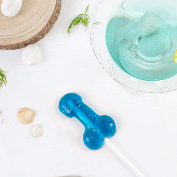 Sucette pénis gin tonic avec alcool