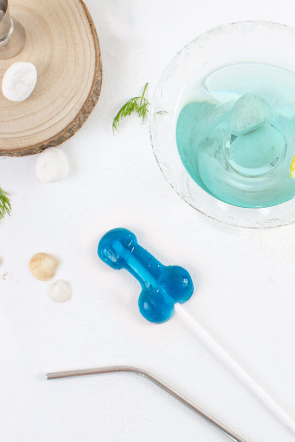 Sucette pénis gin tonic avec alcool – Image 2