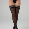 Bas autofixants Stripe a pose – Christine - 94edenstreet.com - sexshop en ligne