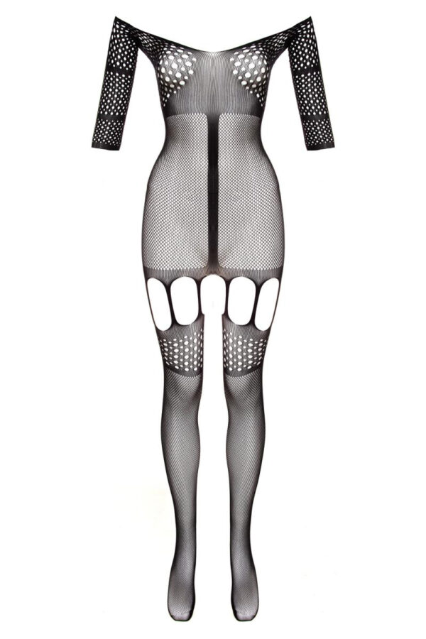 Combinaison avec porte-jarretelles Rosa – Christine - 94edenstreet.com - sexshop en ligne