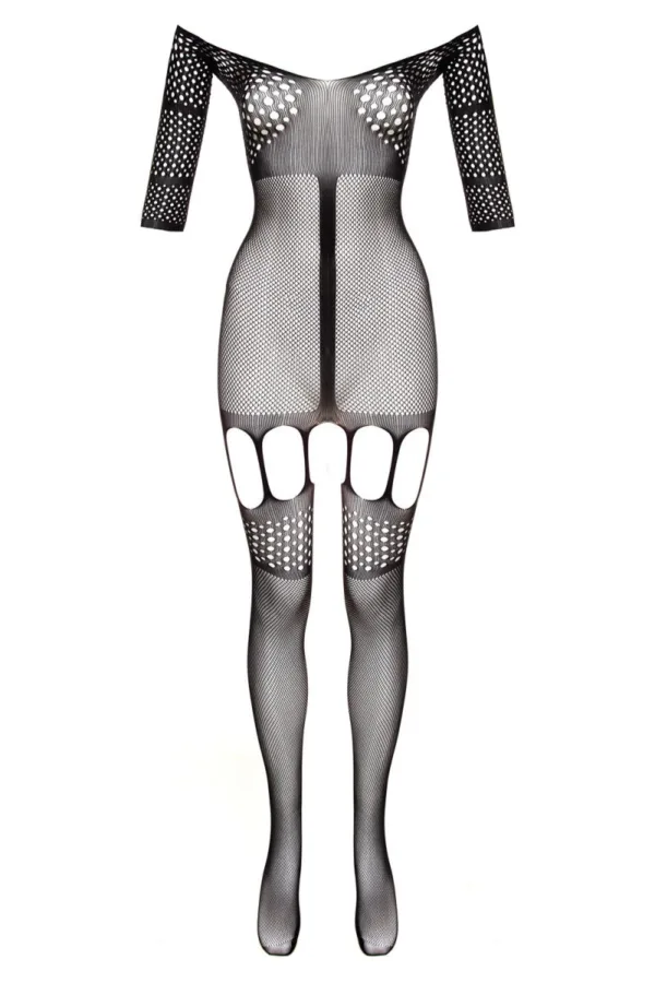 Combinaison avec porte-jarretelles Rosa – Christine - 94edenstreet.com - sexshop en ligne