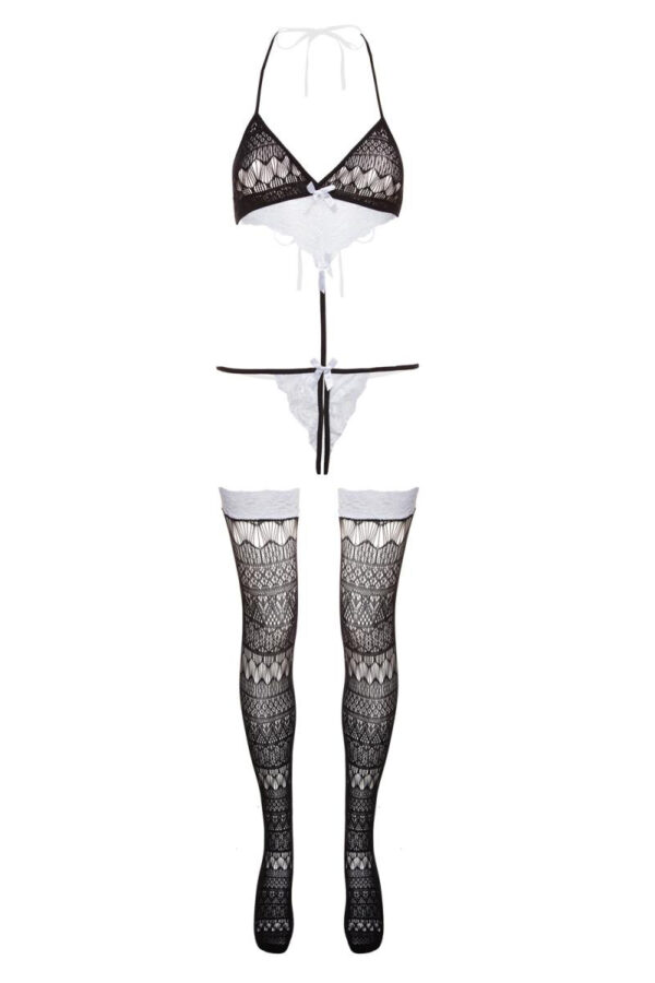 Ensemble body ouvert Izabella - Christine – Image 3