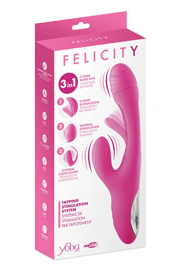 Vibromasseur Rabbit Point G Felicity - 94edenstreet.com - sexshop en ligne
