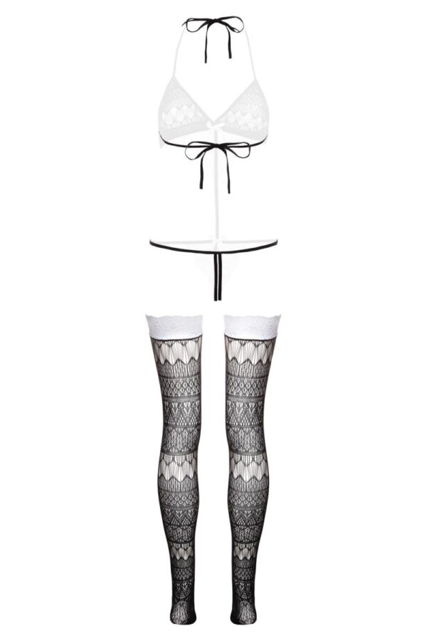 Ensemble body ouvert Izabella - Christine – Image 4