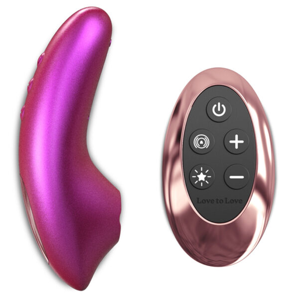 Masseur clitoridien télécommandé Dreamer Iridescent Berry – Love to Love