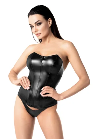 Corset Mysteria F334 wetlook - 94edenstreet.com - sexshop en ligne