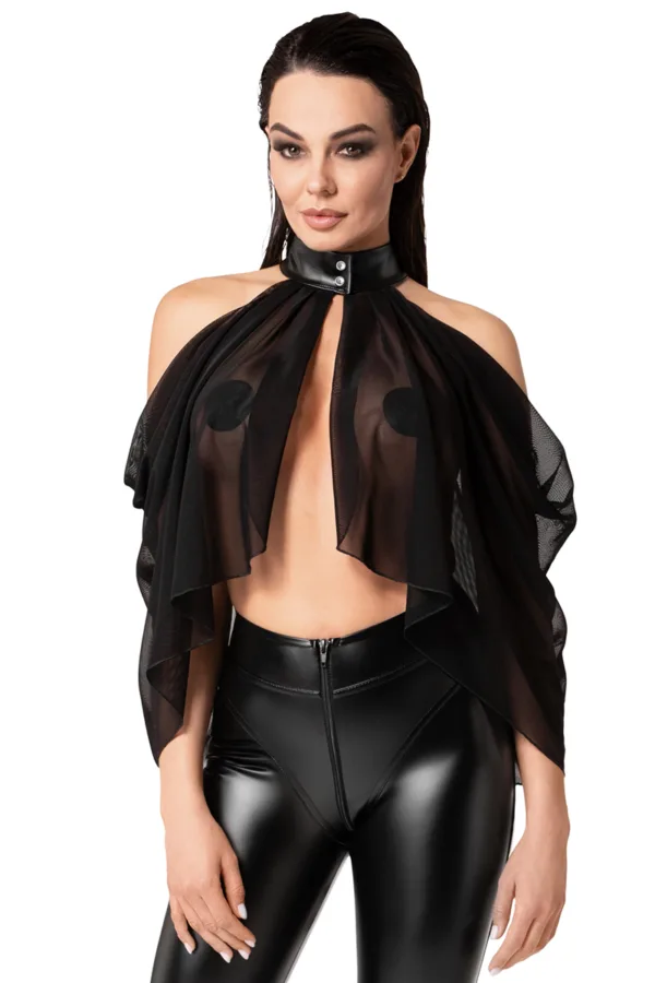 Bolero Opium F349 en tulle - 94edenstreet.com - sexshop en ligne