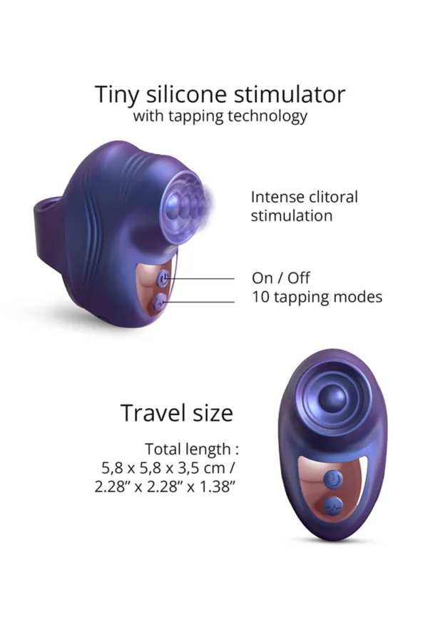 Stimulateur clitoridien Kisscool violet – Love to Love - 94edenstreet.com - sexshop en ligne
