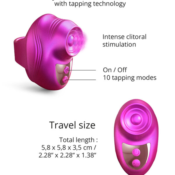 Stimulateur clitoridien Kisscool fuchsia – Love to Love