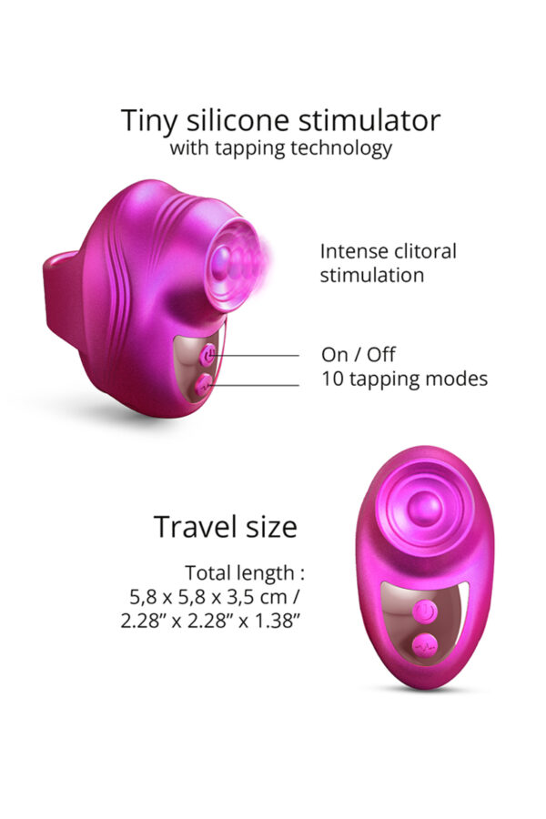 Stimulateur clitoridien Kisscool fuchsia - Love to Love – Image 2