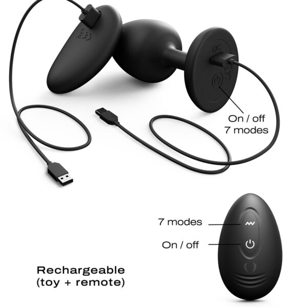 Plug anal vibrant télécommandé Geisha Plug Infinite L – Dorcel