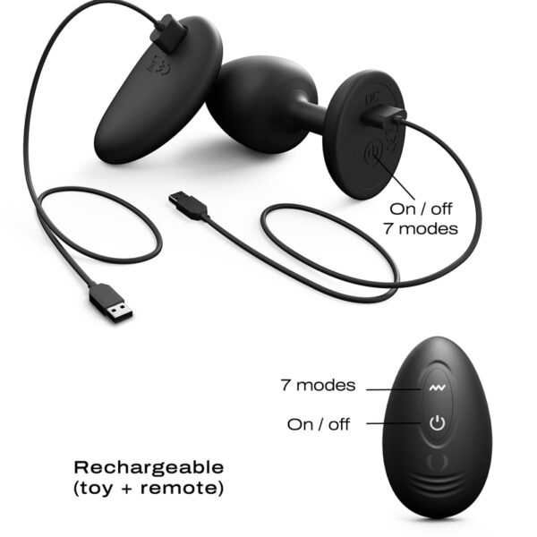 Plug anal vibrant télécommandé Geisha Plug Infinite M – Dorcel