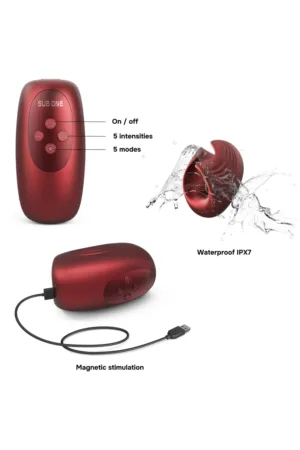 Masturbateur Sub One Velvet Red – Man Wan - 94edenstreet.com - sexshop en ligne