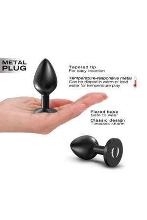 Plug anal en métal Onix Plug M – Dorcel - 94edenstreet.com - sexshop en ligne