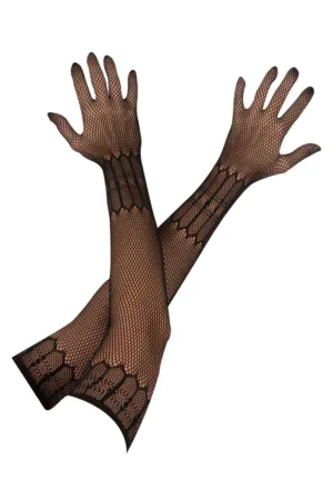 Longs gants en maille – Cotelli Accessoires - 94edenstreet.com - sexshop en ligne