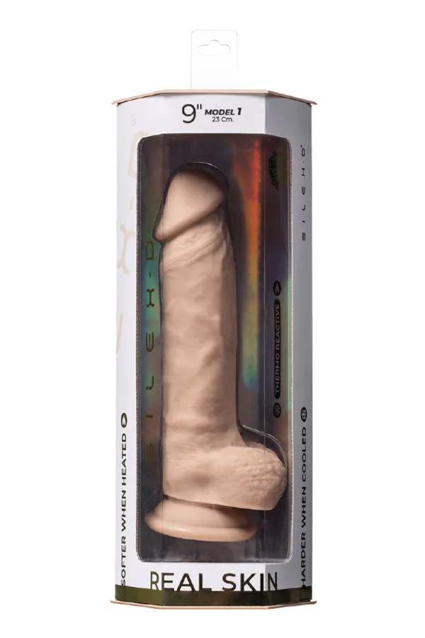 Gode Real Skin Model 1 flesh 23 cm – SilexD - 94edenstreet.com - sexshop en ligne