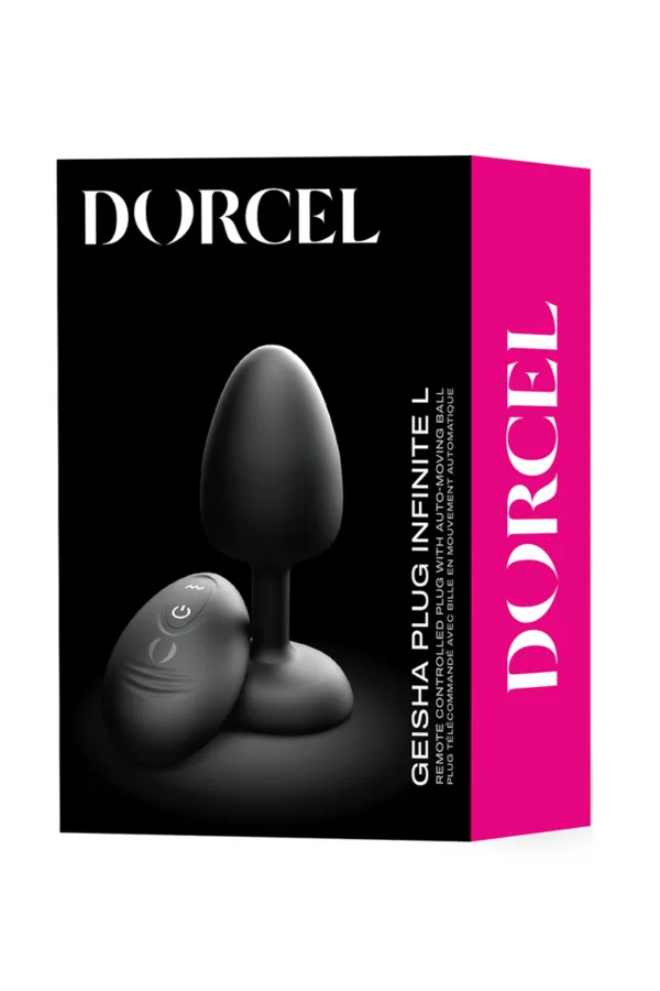 Plug anal vibrant télécommandé Geisha Plug Infinite L – Dorcel - 94edenstreet.com - sexshop en ligne